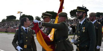 Un momento de la protocolaria jura / FOTO: Ministerio de Defensa