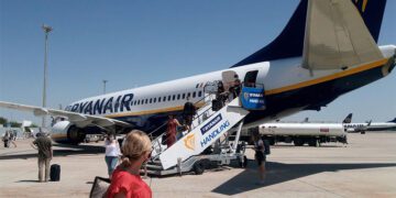 Avión de Ryanair en tierra / FOTO: DBC