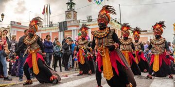 Estampa de un pasado carnaval en la Villa / FOTO: Ayto.