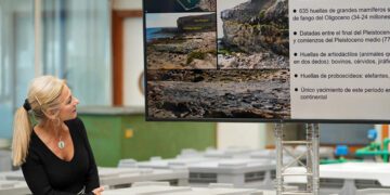 La consejera Del Pozo presente en la explicación de los hallazgos / FOTO: Junta