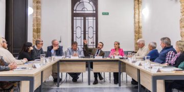 López Gil presidiendo el Consejo de Participación Ciudadana / FOTO: Ayto.