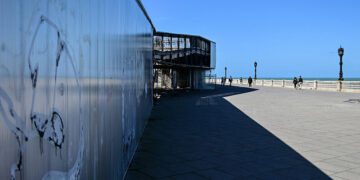 Detalle de la pérgola hoy día / FOTO: Eulogio García