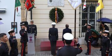 Un momento del acto en memoria a los caídos en aquella  contienda histórica / FOTO: Ayto.