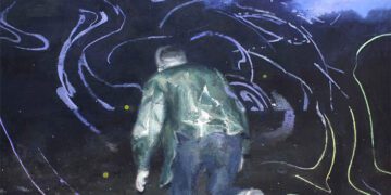 Detalle de la pintura ganadora de Naranjo en 2025