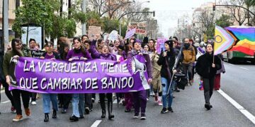 Cabecera de la marcha / FOTO: Eulogio García