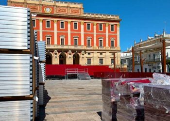 Montaje de la carrera oficial nueva de paquete / FOTO: DBC