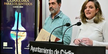 Verdulla y González adelantando el programa de cuaresma / FOTO: Eulogio García