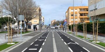 Detalle de la reurbanizada María Auxiliadora, avenida ahora más amable / FOTO: Ayto.
