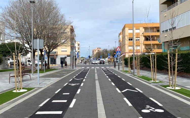 Detalle de la reurbanizada María Auxiliadora, avenida ahora más amable / FOTO: Ayto.