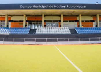 Detalle del campo de hockey isleño / FOTO: Ayto.