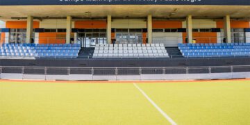 Detalle del campo de hockey isleño / FOTO: Ayto.