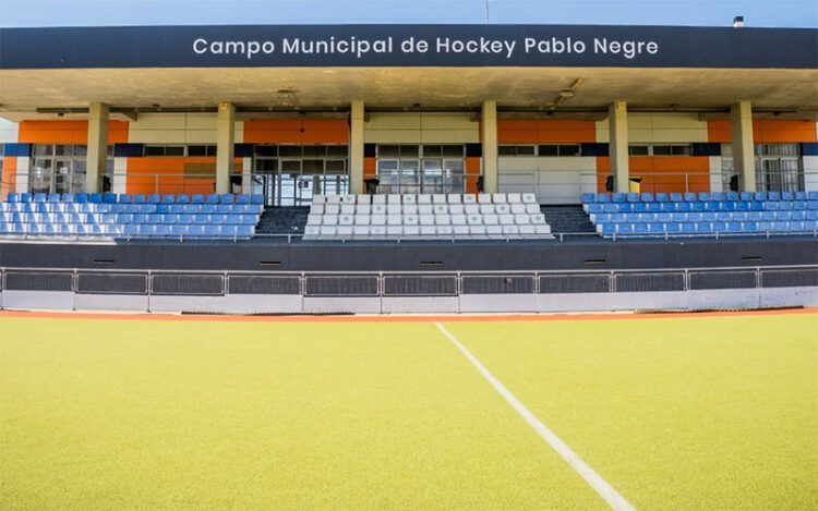 Detalle del campo de hockey isleño / FOTO: Ayto.