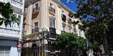 Detalle de la fachada del Casino / FOTO: Eulogio García