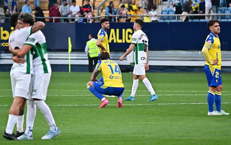 Alegría y frustración, las dos caras tras el pitido final / FOTO: Eulogio García