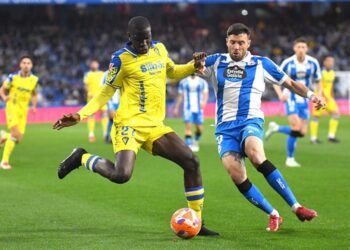 Diakité, de lo poco salvable / FOTO: Cádiz CF