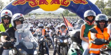 No faltó la caravana motera previa / FOTO: Circuito de Jerez