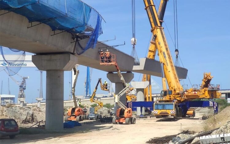 Obras del acceso ferroviario a La Cabezuela / FOTO: Adif