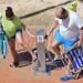 Uno de los lavapiés operativos el pasado verano / FOTO: Eulogio García