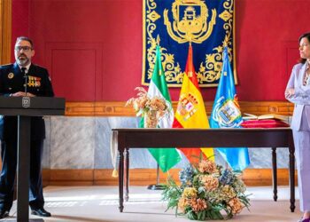 Primera intervención como intendente jefe bajo la mirada de Cavada / FOTO: Ayto.