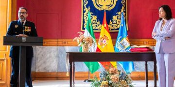 Primera intervención como intendente jefe bajo la mirada de Cavada / FOTO: Ayto.