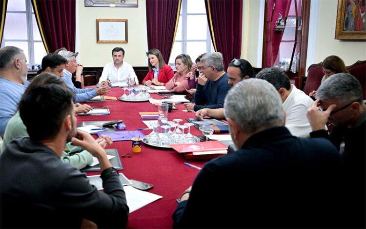 Un momento de la reunión con entidades vinculadas con el COAC / FOTO: Ayto.