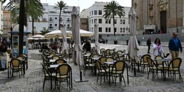 Terraza esperando clientes / FOTO: Eulogio García