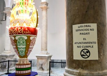 Uno de los carteles en la Casa del Carnaval / FOTO: Eulogio García
