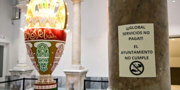 Uno de los carteles en la Casa del Carnaval / FOTO: Eulogio García