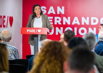 Cavada dirigiéndose a los suyos / FOTO: PSOE