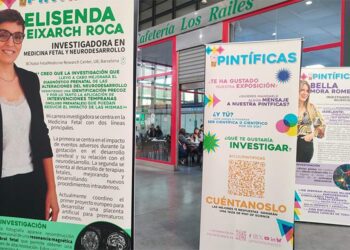 Paneles de la exposición Pintíficas en la estación de Adif de Cádiz / FOTO: Eulogio García
