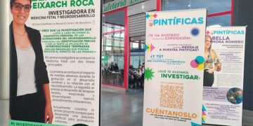 Paneles de la exposición Pintíficas en la estación de Adif de Cádiz / FOTO: Eulogio García