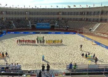 Los prolegómenos del Ucrania-España femenino / FOTO: RFEF (Youtube)