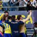 Celebrando el gol de Chust / FOTO: Eulogio García