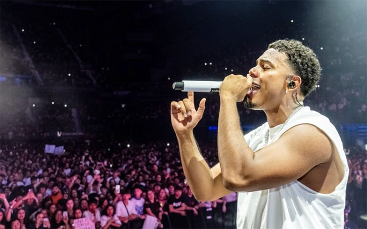 Myke Towers en su concierto en Madrid / FOTO: betheonemedia