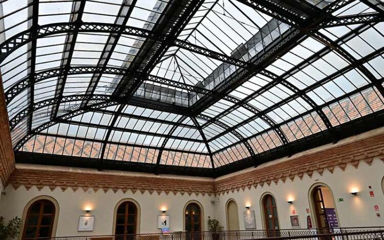 Detalle de la montera del Palacio de Congresos / FOTO: Eulogio García