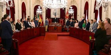Cada pleno suele iniciarse con un minuto de silencio por las víctimas de violencia de género / FOTO: Eulogio García