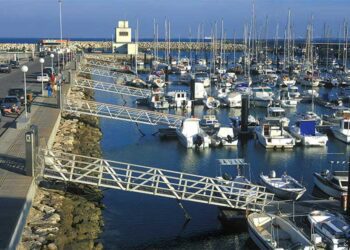 Detalle de los pantalanes del puerto roteño / FOTO: APPA