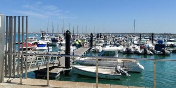 Vistazo al puerto de Sancti Petri / FOTO: Junta