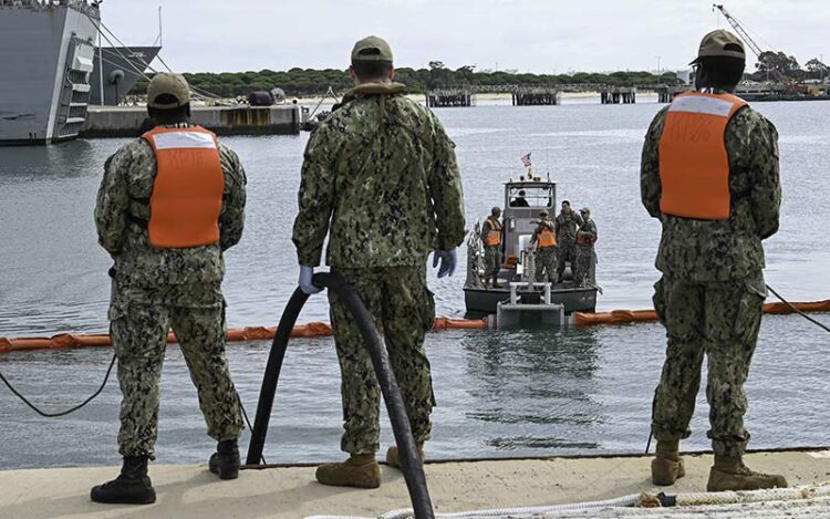 Un momento del ejercicio / FOTO: US Navy