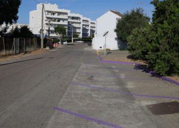 La bolsa de Carlos Cano ya delimitada como morada / FOTO: Ayto.