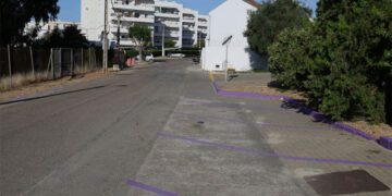 La bolsa de Carlos Cano ya delimitada como morada / FOTO: Ayto.