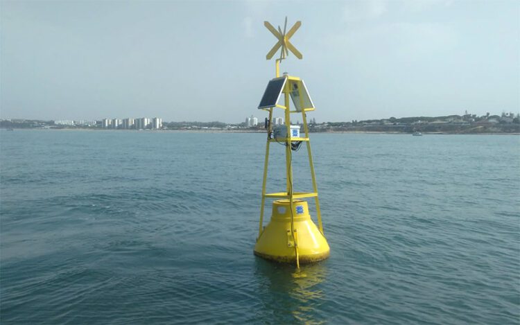 Una de las balizas modelo del proyecto / FOTO: Mancomunidad