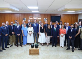 Posado del nuevo comité ejecutivo / FOTO: CEC
