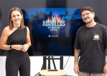 La concejala Gandullo junto al representante de Quattro’s / FOTO: Ayto.