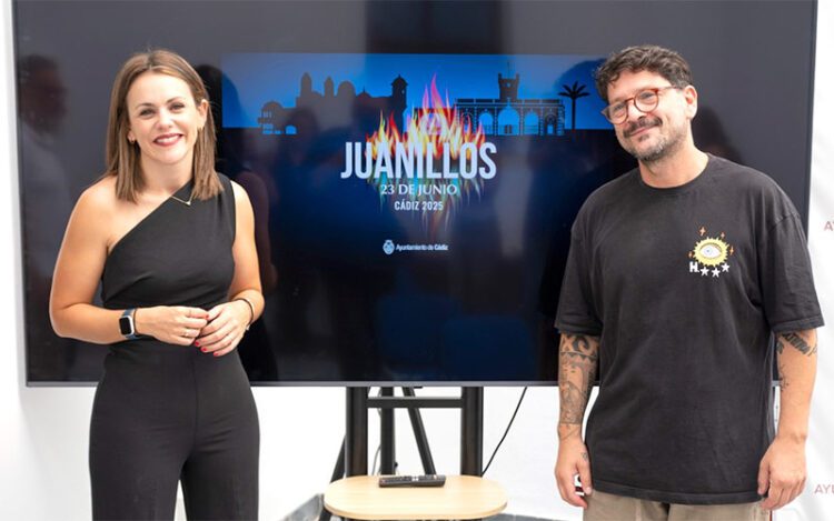 La concejala Gandullo junto al representante de Quattro’s / FOTO: Ayto.