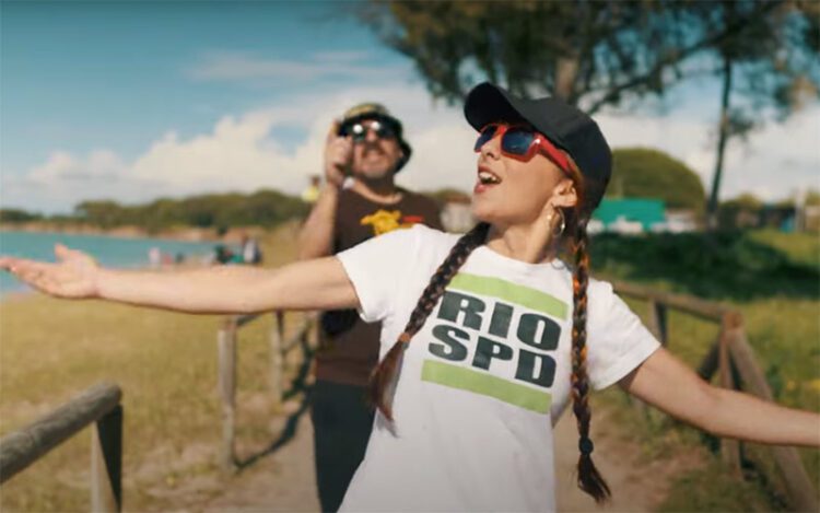 Pepa de la FRAC en un momento del videoclip / FOTO: Youtube