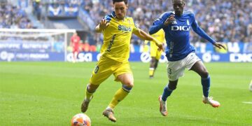 Iza volvió a ser titular en el último partido liguero / FOTO: Cádiz CF