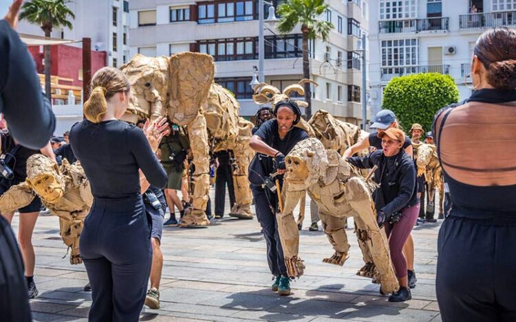 Una de las estampas vividas en la plaza del Rey / FOTO: Ayto.