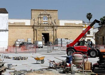 Los trabajos de reurbanización, a medias / FOTO: Ayto.
