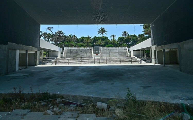 Estructura actual del teatro desde el escenario / FOTO: Eulogio García